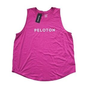 NWT Peloton Studio Scoop Tank Top Sleeveless Dark Pink Women's XXL
